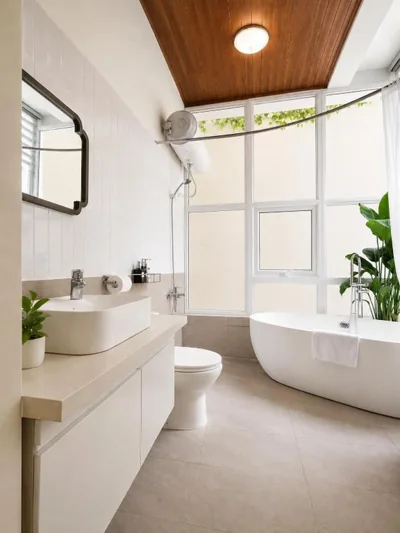 French garden Villa 4BR BBQ sunny balcony bathtub Steps to West Lake – Photos 13