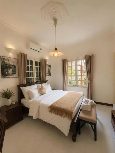 French garden Villa 4BR BBQ sunny balcony bathtub Steps to West Lake – Photos 14